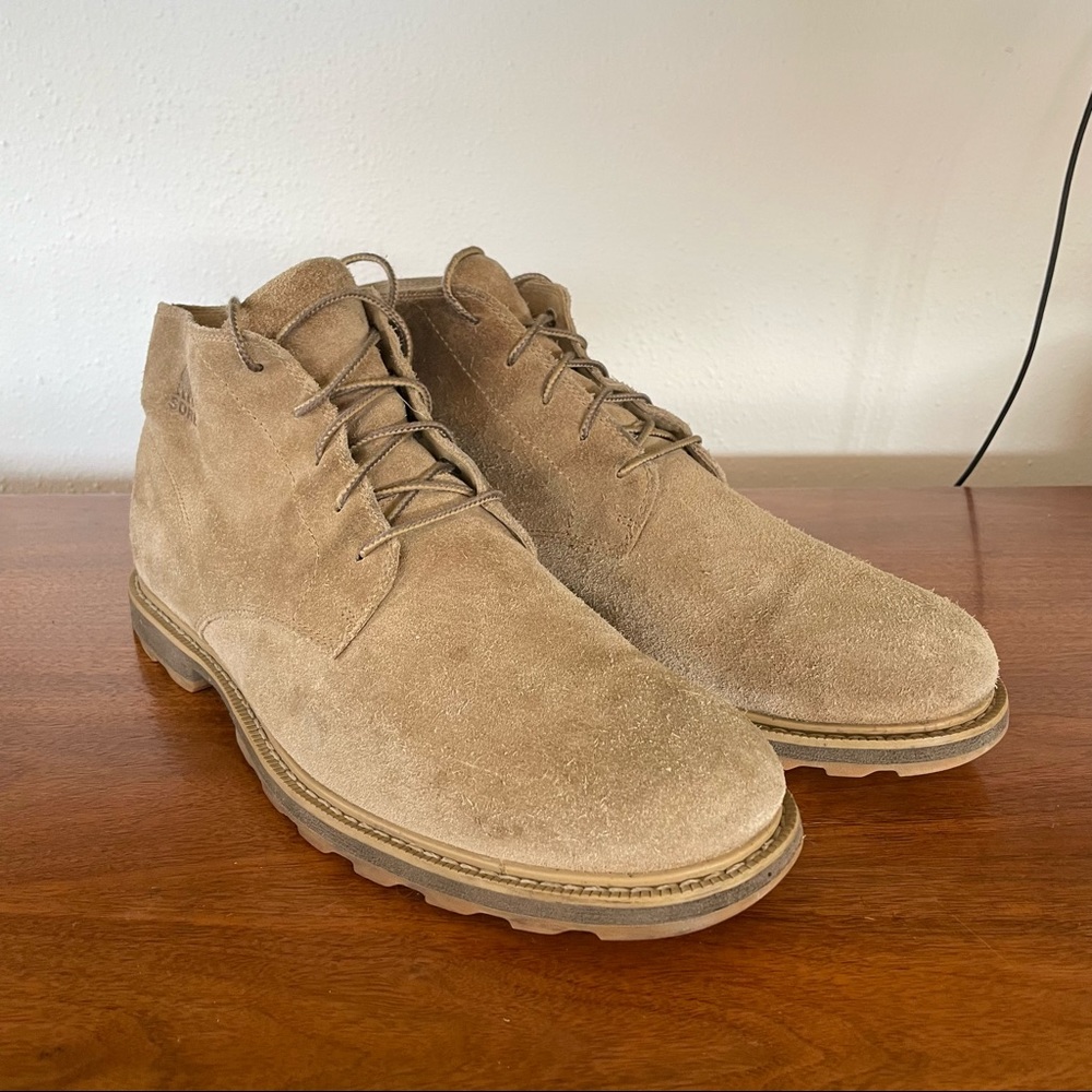 Sorel Madson Tan Suede Chukka Boots size 12